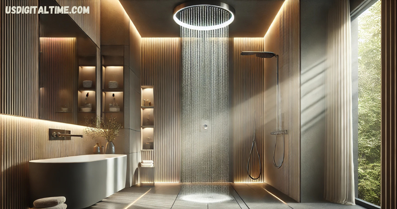 rainfall shower head